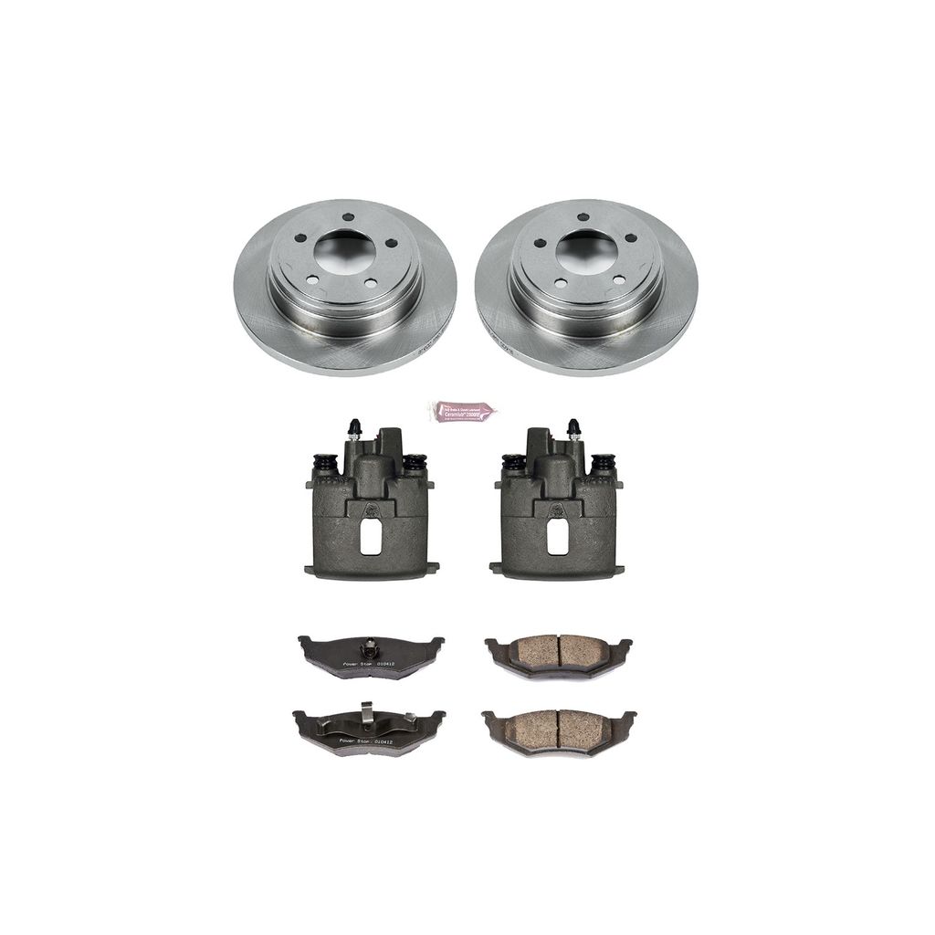 OE Stock Replacement Brake Pad, Rotor and Caliper Kit