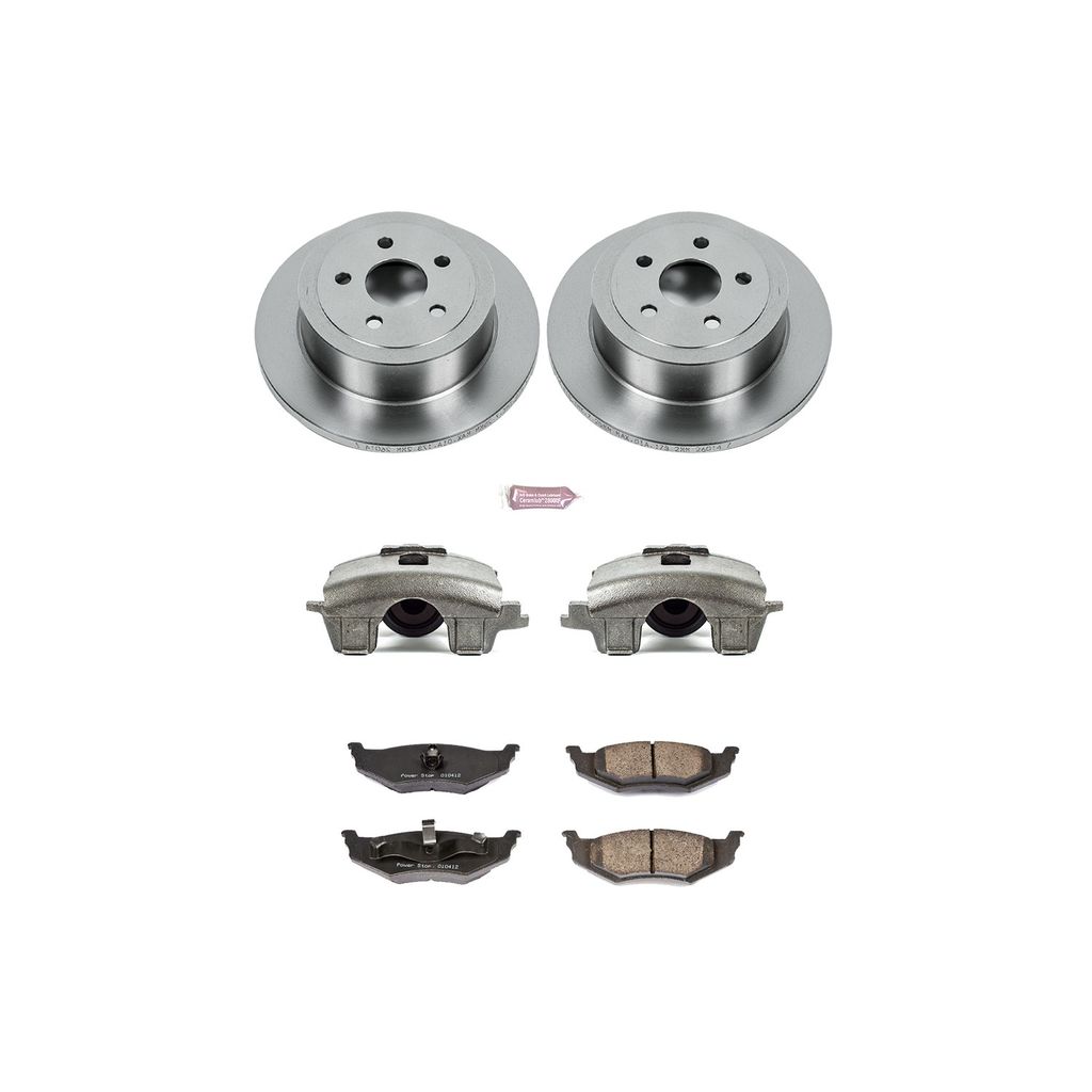 OE Stock Replacement Brake Pad, Rotor and Caliper Kit