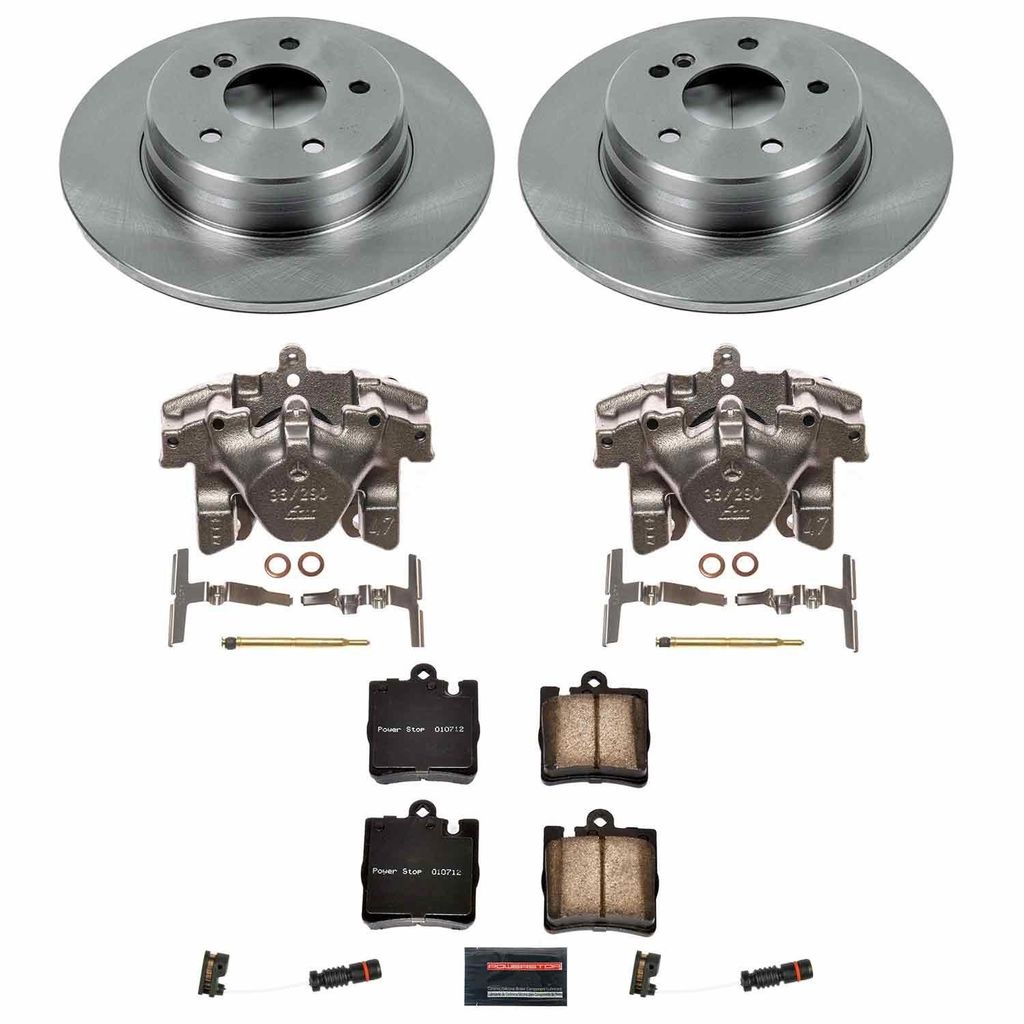 OE Stock Replacement Brake Pad, Rotor and Caliper Kit