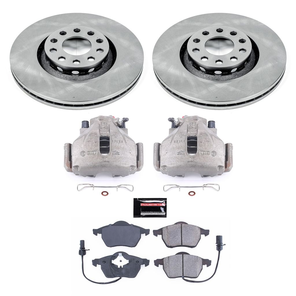 OE Stock Replacement Brake Pad, Rotor and Caliper Kit