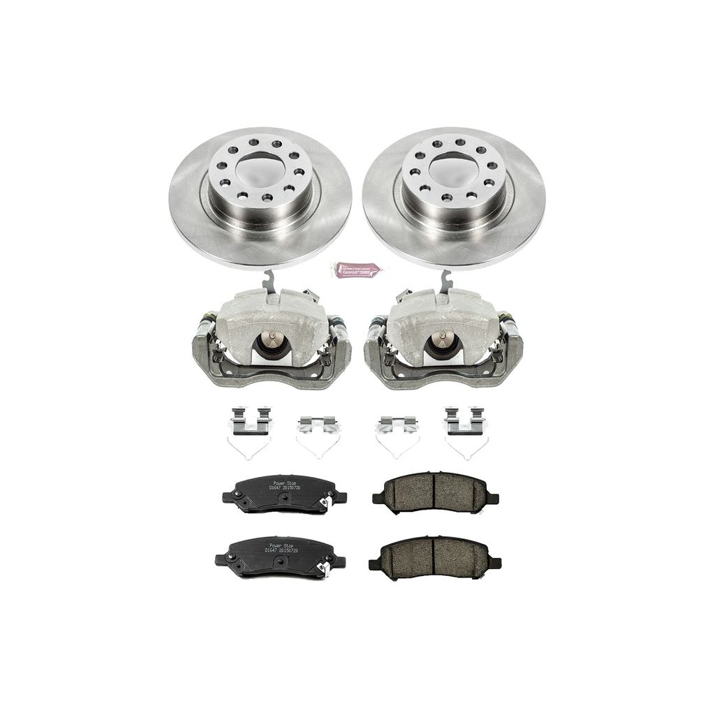 OE Stock Replacement Brake Pad, Rotor and Caliper Kit