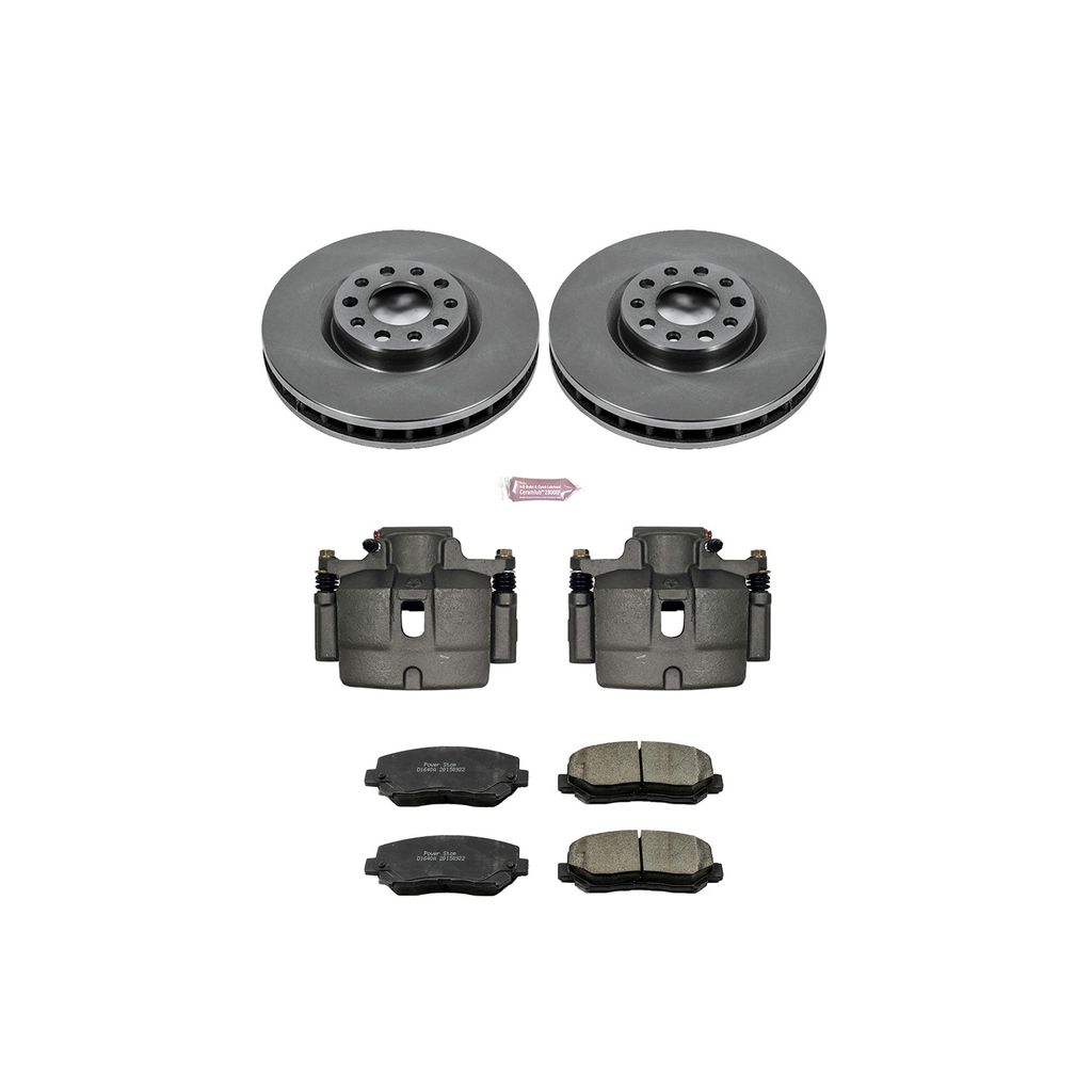 OE Stock Replacement Brake Pad, Rotor and Caliper Kit