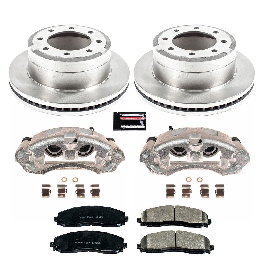 PowerStop KCOE6407A - OE Stock Replacement Brake Pad, Rotor and Caliper Kit