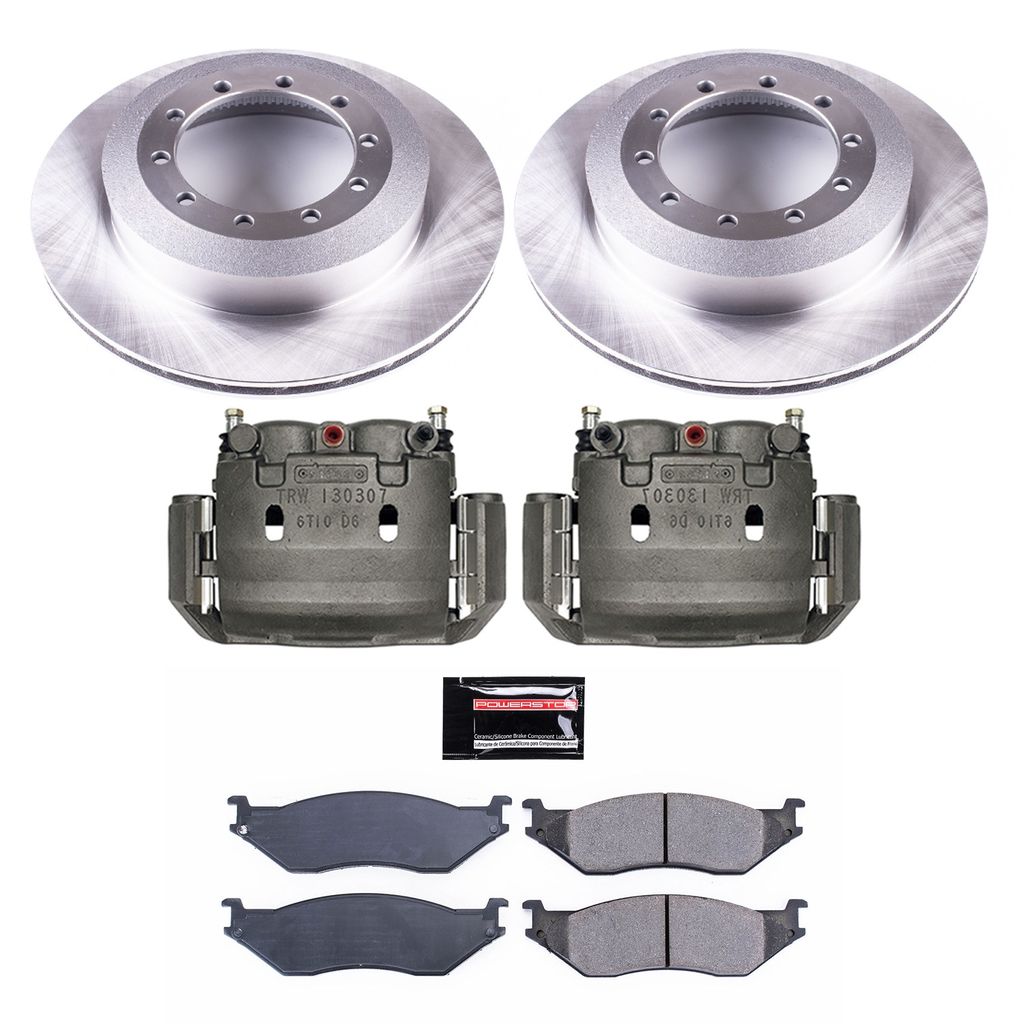OE Stock Replacement Brake Pad, Rotor and Caliper Kit