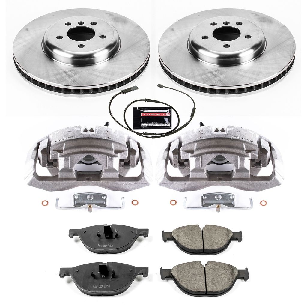 OE Stock Replacement Brake Pad, Rotor and Caliper Kit