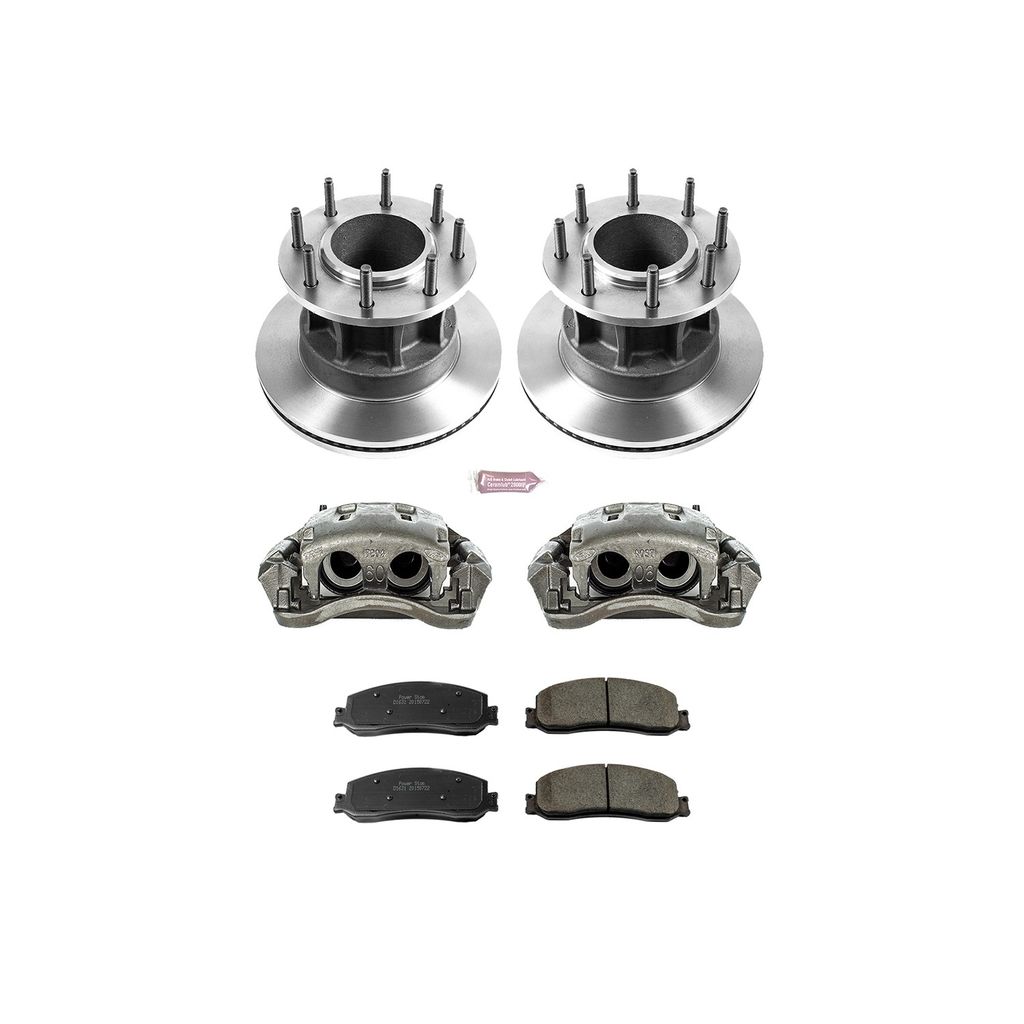 PowerStop KCOE6526 - OE Stock Replacement Brake Pad, Rotor and Caliper Kit