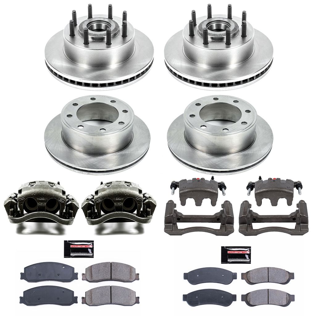 PowerStop KCOE6551 - OE Stock Replacement Brake Pad, Rotor and Caliper Kit
