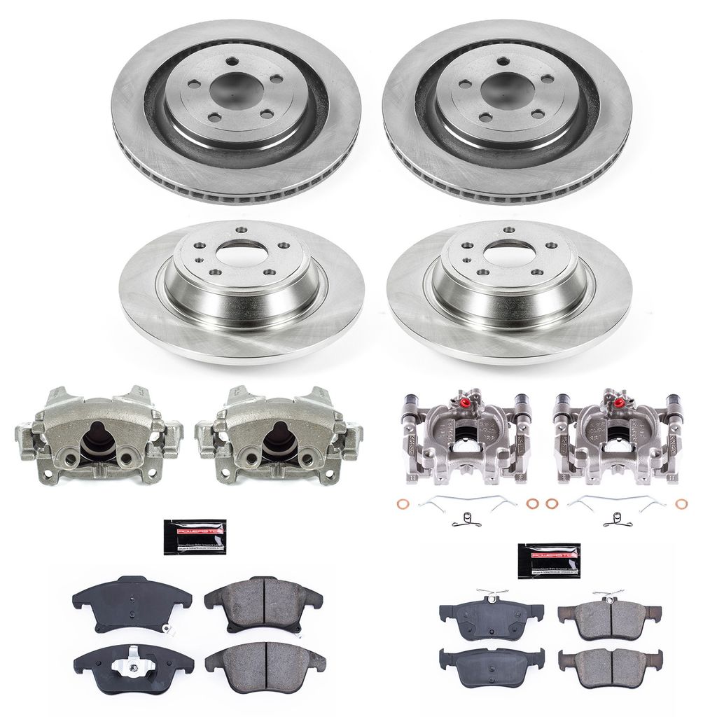 PowerStop KCOE6556A - OE Stock Replacement Brake Pad, Rotor and Caliper Kit