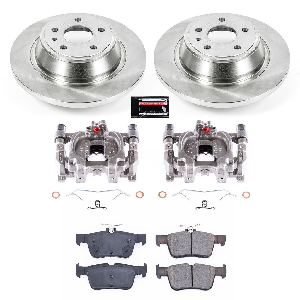 OE Stock Replacement Brake Pad, Rotor and Caliper Kit