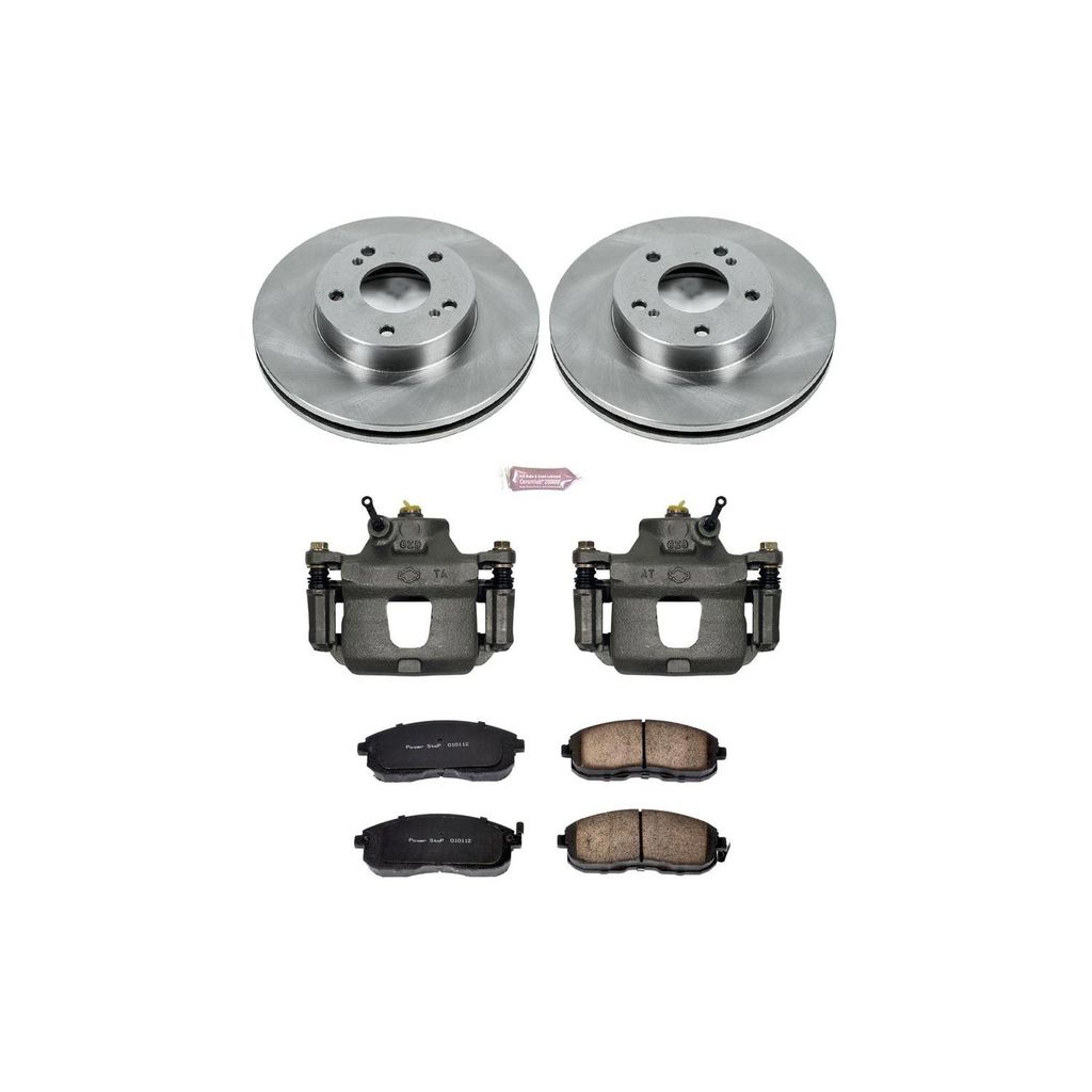 OE Stock Replacement Brake Pad, Rotor and Caliper Kit
