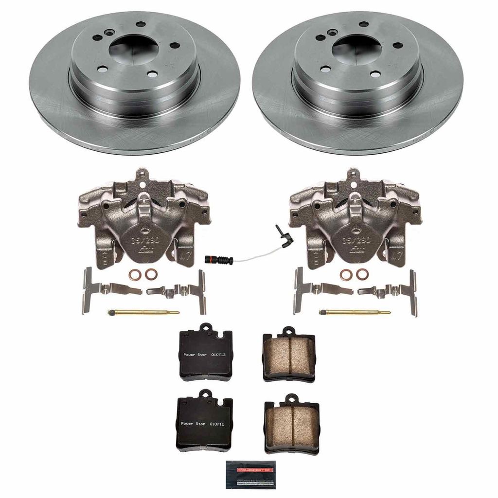 OE Stock Replacement Brake Pad, Rotor and Caliper Kit