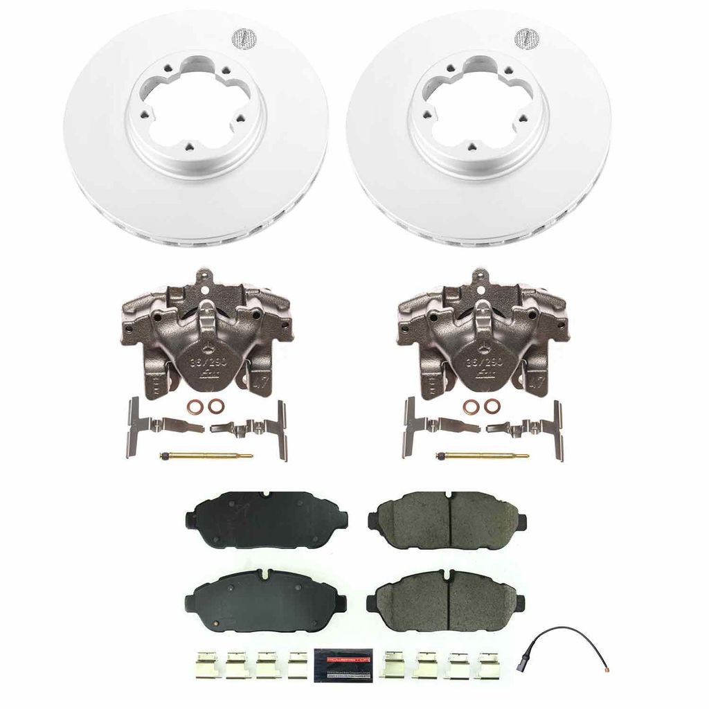 PowerStop KCOE6700 - OE Stock Replacement Brake Pad, Rotor and Caliper Kit