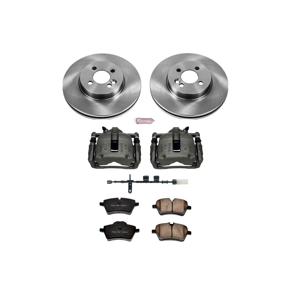 PowerStop KCOE6741 - OE Stock Replacement Brake Pad, Rotor and Caliper Kit