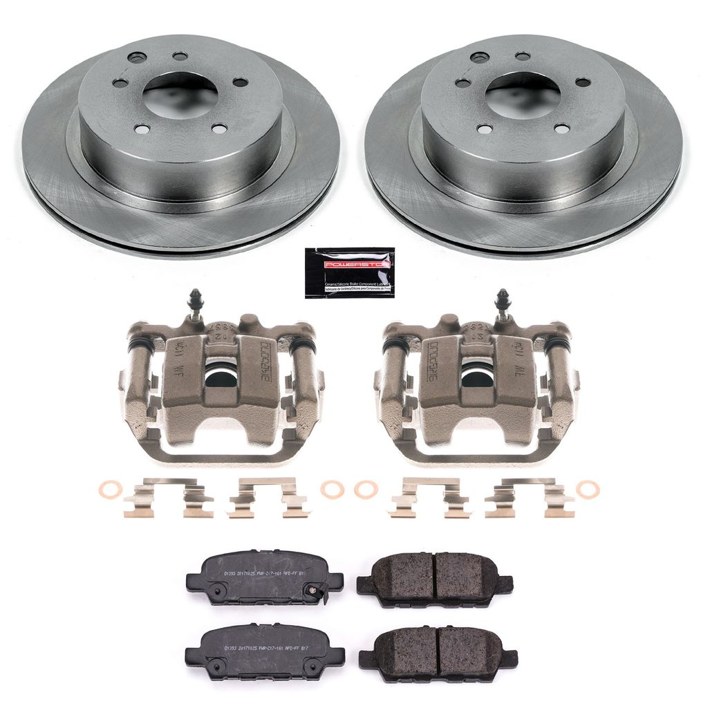 OE Stock Replacement Brake Pad, Rotor and Caliper Kit