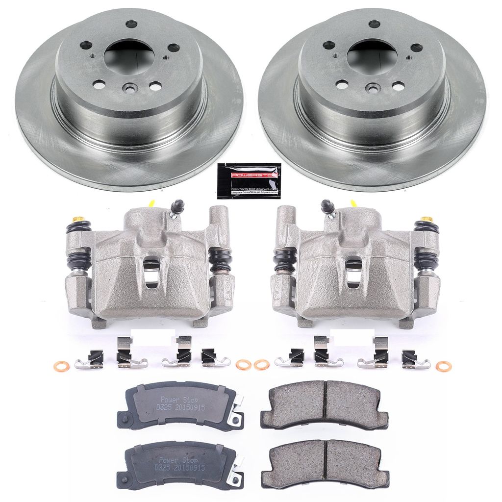 OE Stock Replacement Brake Pad, Rotor and Caliper Kit