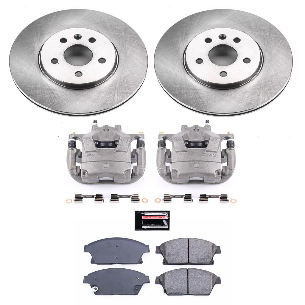 OE Stock Replacement Brake Pad, Rotor and Caliper Kit