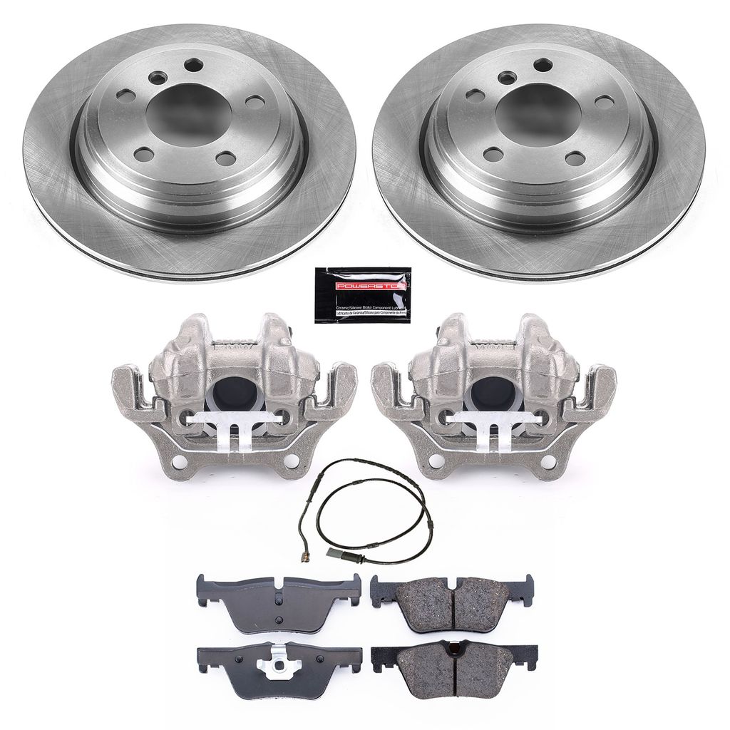 PowerStop KCOE6852 - OE Stock Replacement Brake Pad, Rotor and Caliper Kit