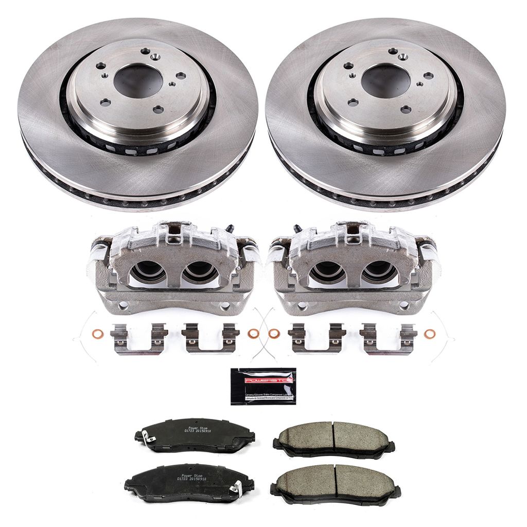 OE Stock Replacement Brake Pad, Rotor and Caliper Kit