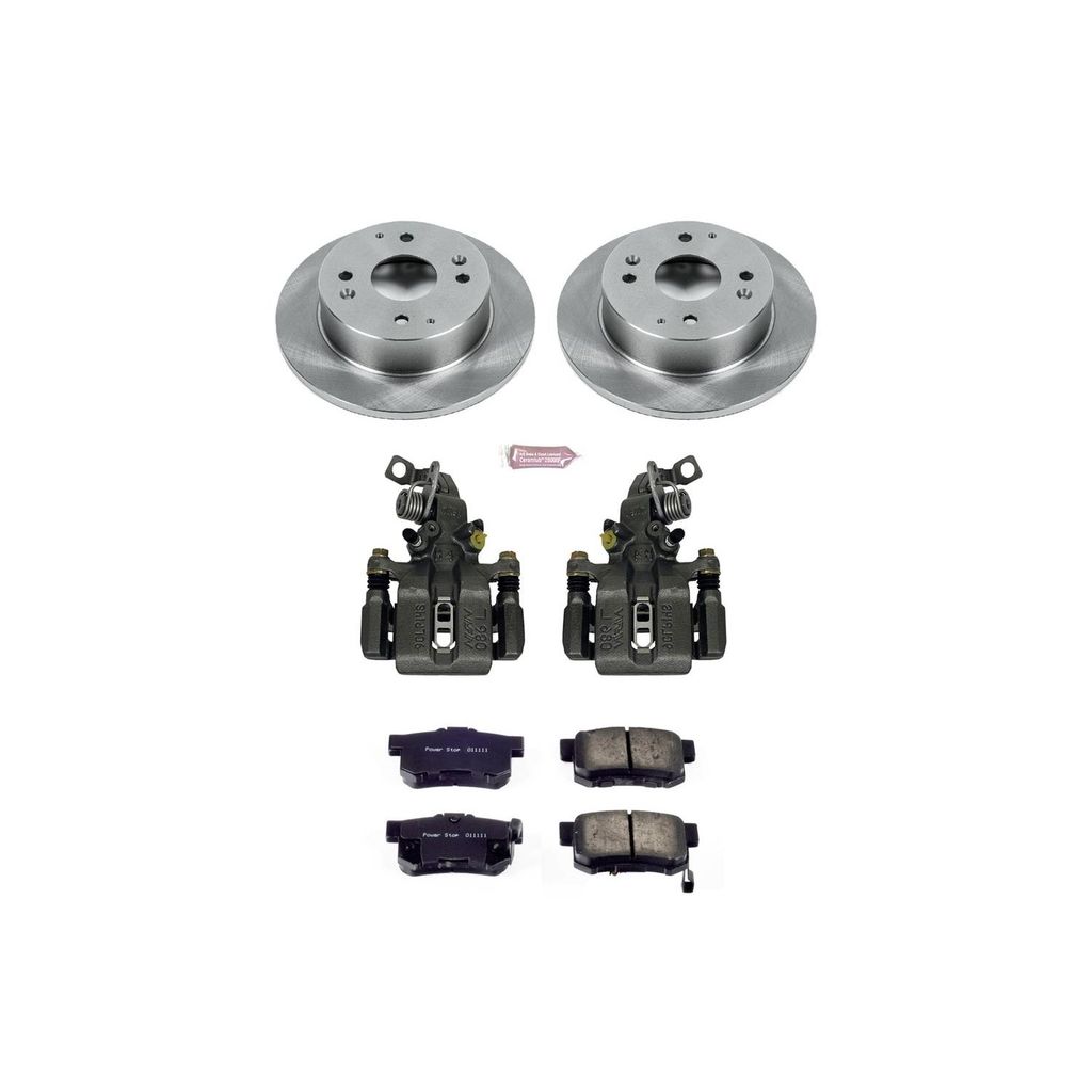 OE Stock Replacement Brake Pad, Rotor and Caliper Kit