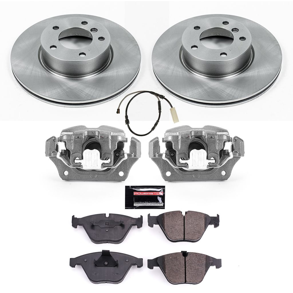 OE Stock Replacement Brake Pad, Rotor and Caliper Kit