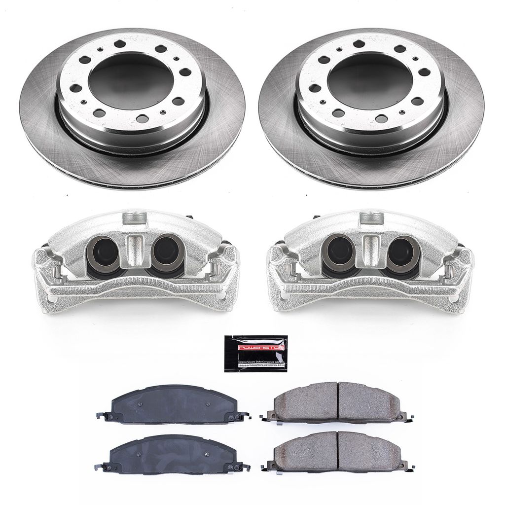 PowerStop KCOE7131A - OE Stock Replacement Brake Pad, Rotor and Caliper Kit