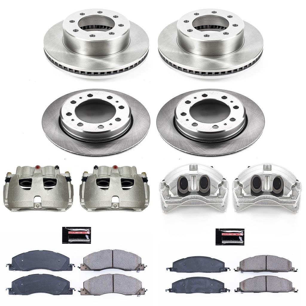 PowerStop KCOE7141A - OE Stock Replacement Brake Pad, Rotor and Caliper Kit