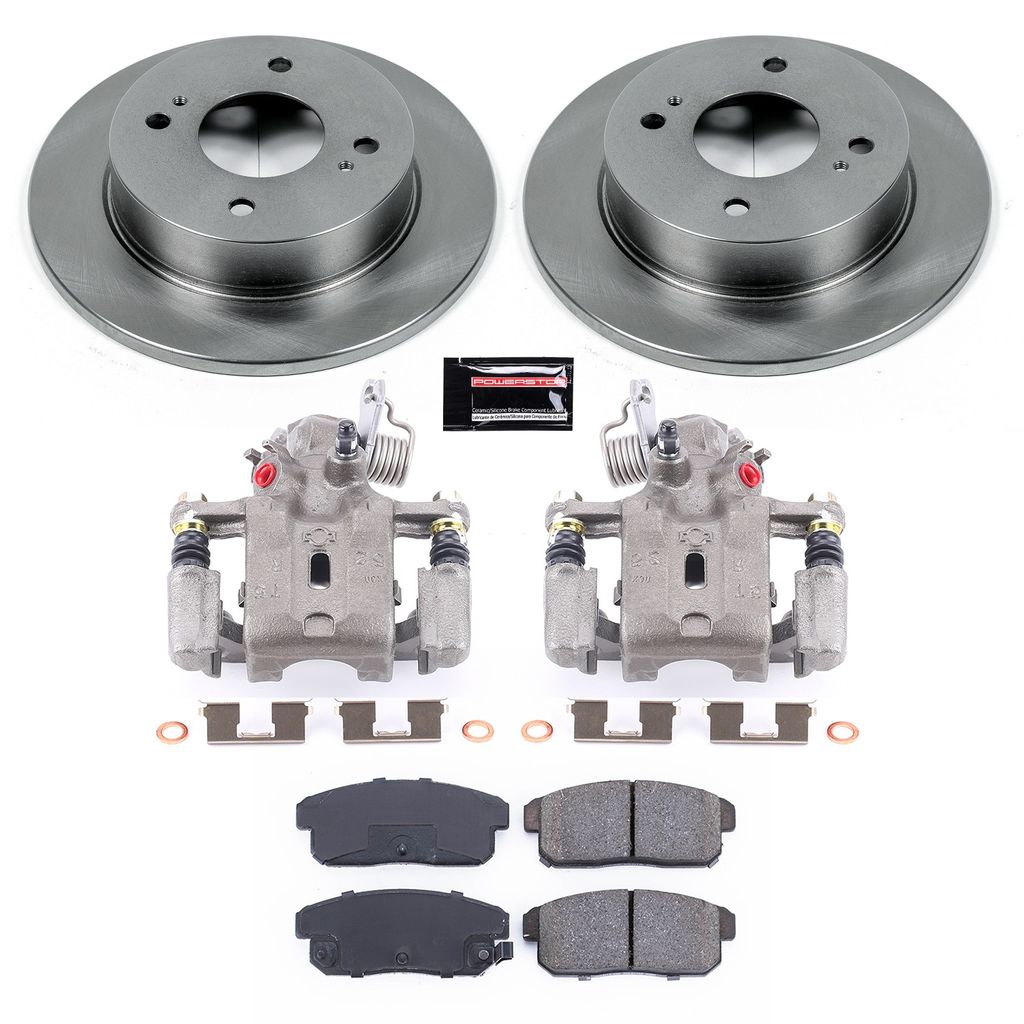 OE Stock Replacement Brake Pad, Rotor and Caliper Kit