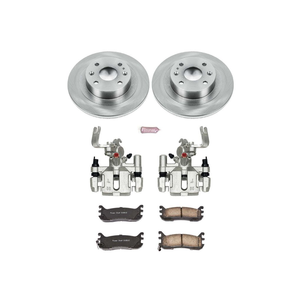 PowerStop KCOE772 - OE Stock Replacement Brake Pad, Rotor and Caliper Kit