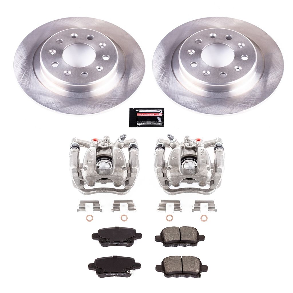 OE Stock Replacement Brake Pad, Rotor and Caliper Kit