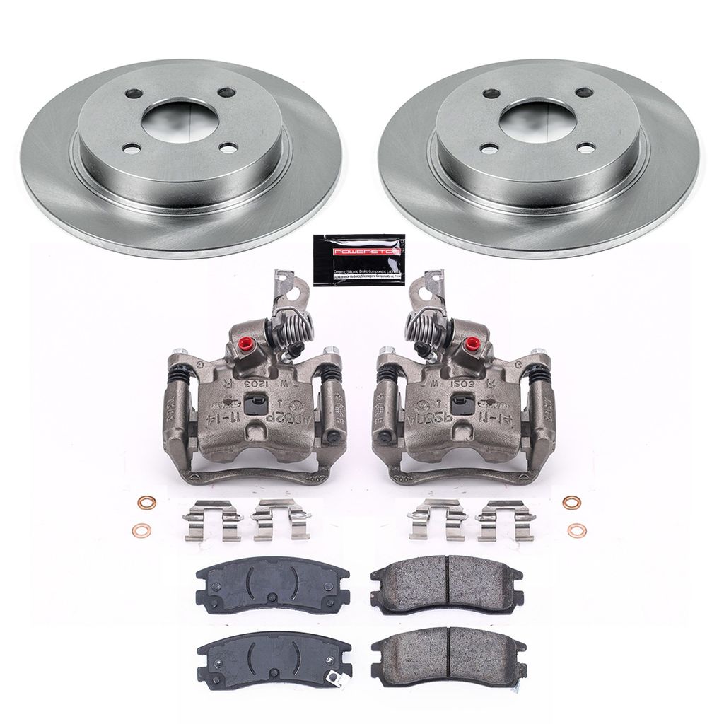 OE Stock Replacement Brake Pad, Rotor and Caliper Kit