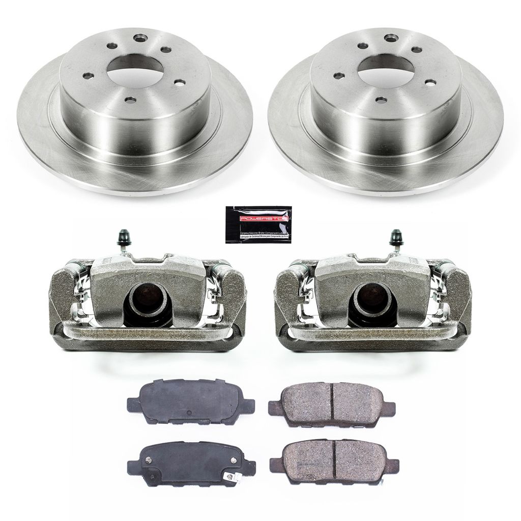 OE Stock Replacement Brake Pad, Rotor and Caliper Kit