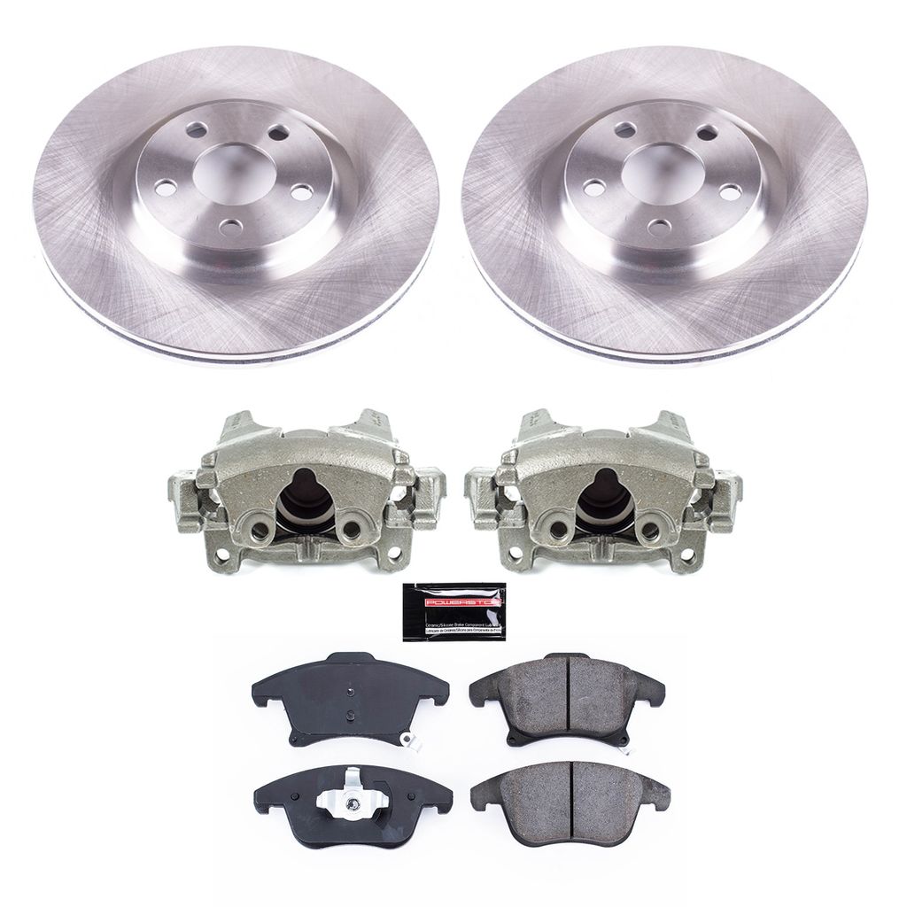 OE Stock Replacement Brake Pad, Rotor and Caliper Kit