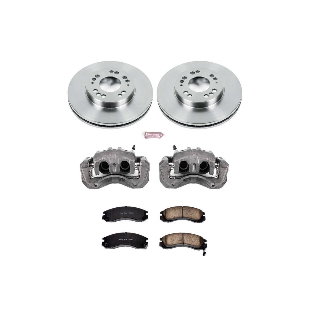 PowerStop KCOE798A - OE Stock Replacement Brake Pad, Rotor and Caliper Kit
