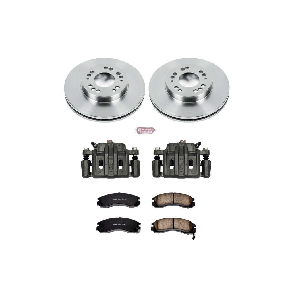 PowerStop KCOE798B - OE Stock Replacement Brake Pad, Rotor and Caliper Kit