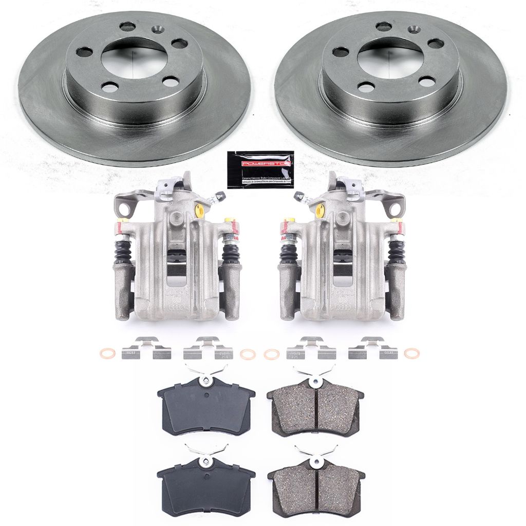 OE Stock Replacement Brake Pad, Rotor and Caliper Kit