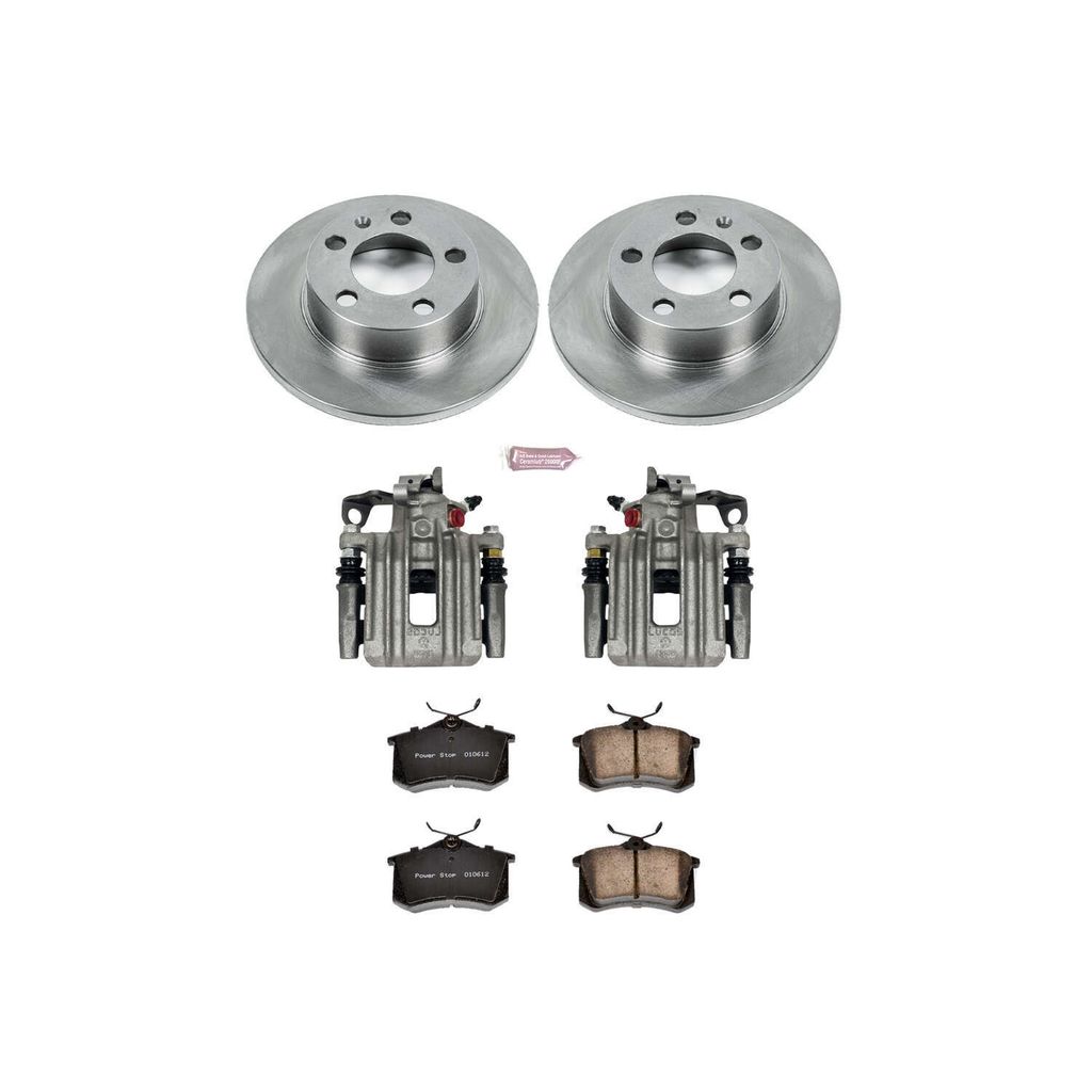 OE Stock Replacement Brake Pad, Rotor and Caliper Kit