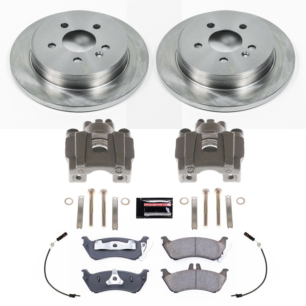 OE Stock Replacement Brake Pad, Rotor and Caliper Kit