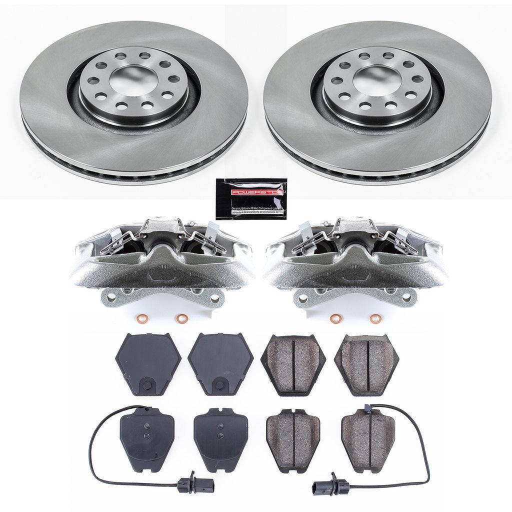 OE Stock Replacement Brake Pad, Rotor and Caliper Kit