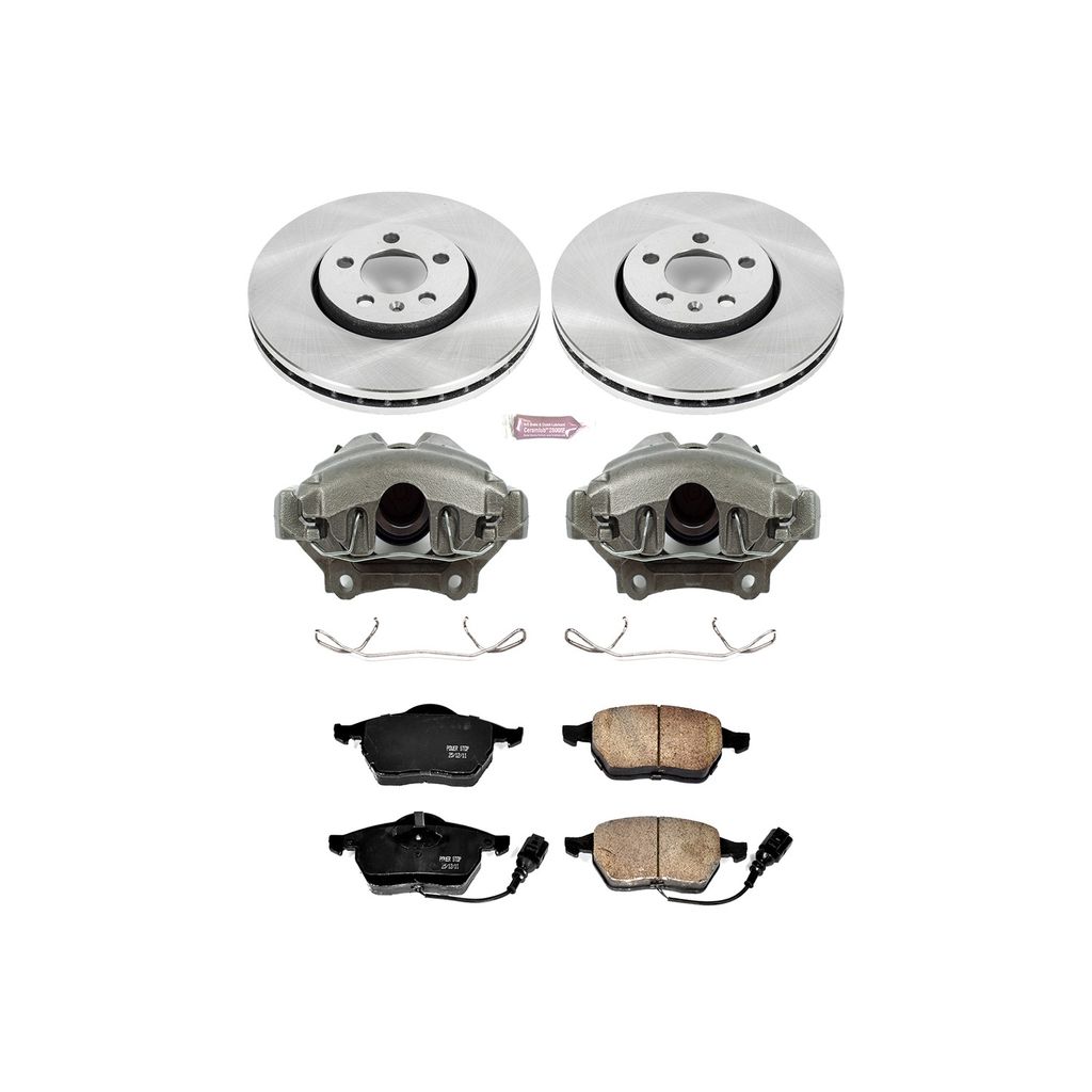 OE Stock Replacement Brake Pad, Rotor and Caliper Kit