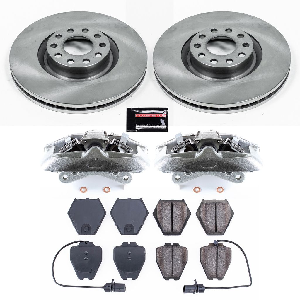OE Stock Replacement Brake Pad, Rotor and Caliper Kit