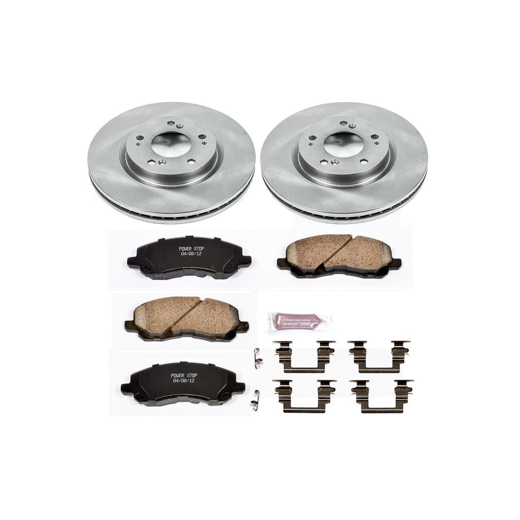 OE Stock Replacement Brake Pad and Rotor Kit
