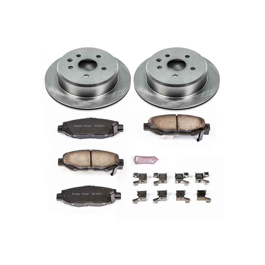 OE Stock Replacement Brake Pad and Rotor Kit