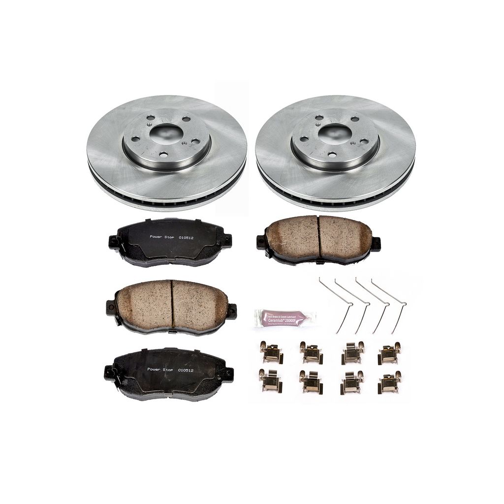 OE Stock Replacement Brake Pad and Rotor Kit