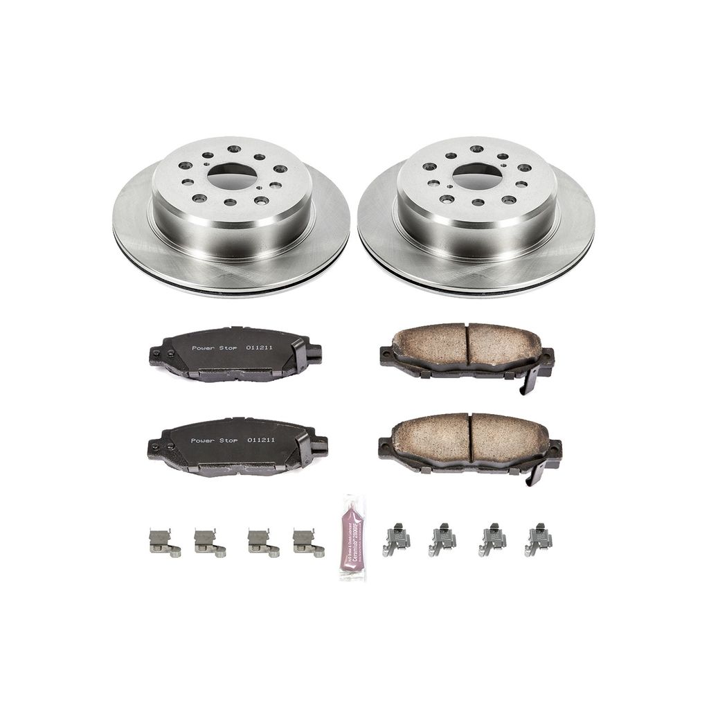 OE Stock Replacement Brake Pad and Rotor Kit