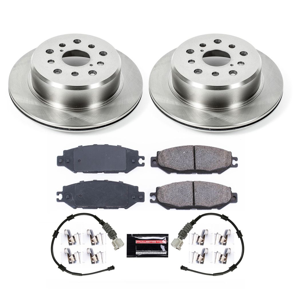 OE Stock Replacement Brake Pad and Rotor Kit