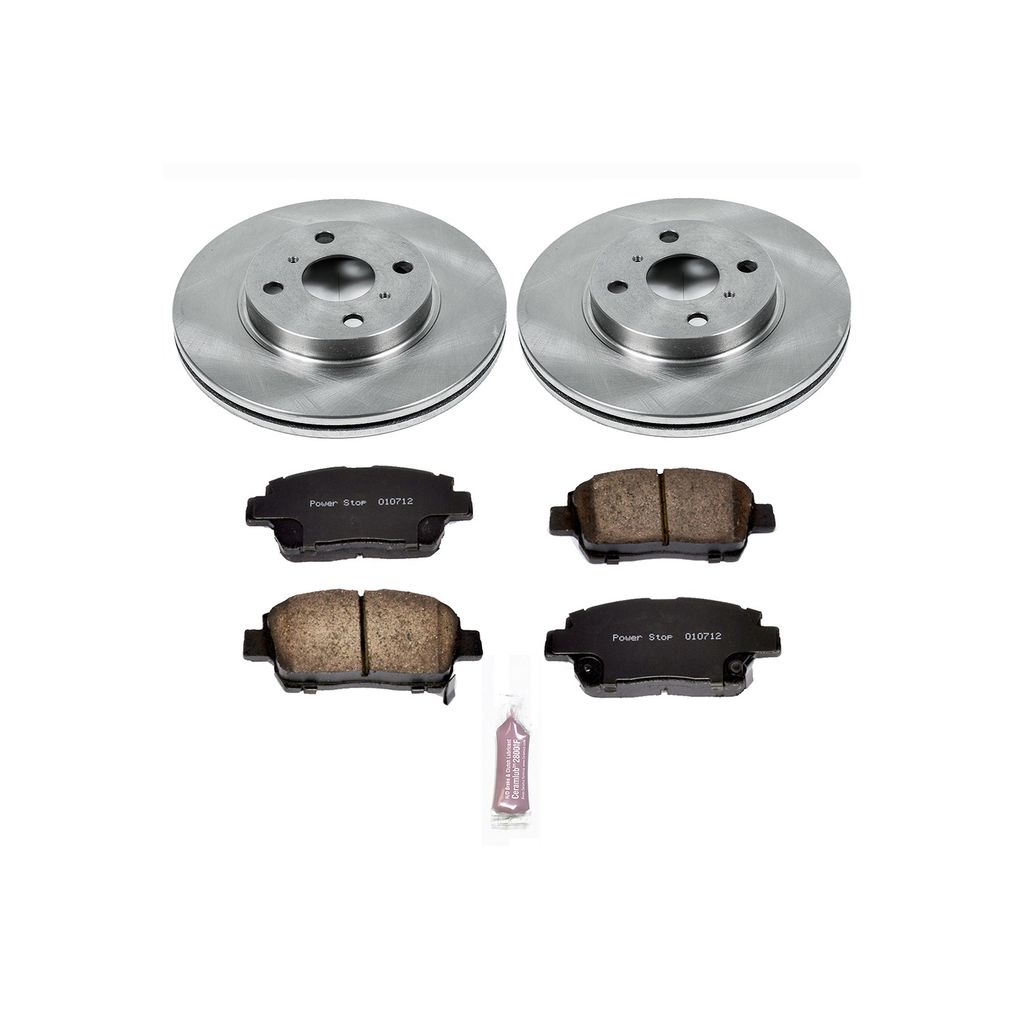 PowerStop KOE109 - OE Stock Replacement Brake Pad and Rotor Kit