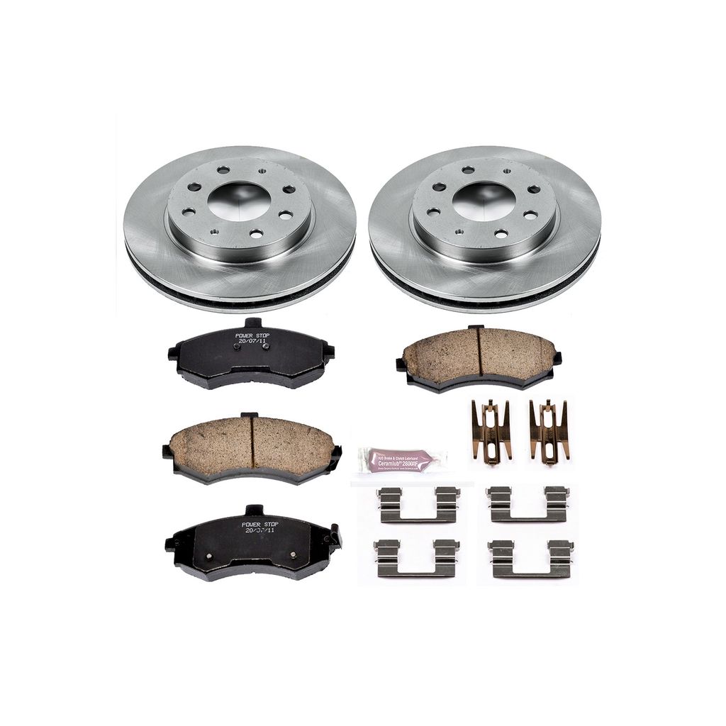 OE Stock Replacement Brake Pad and Rotor Kit