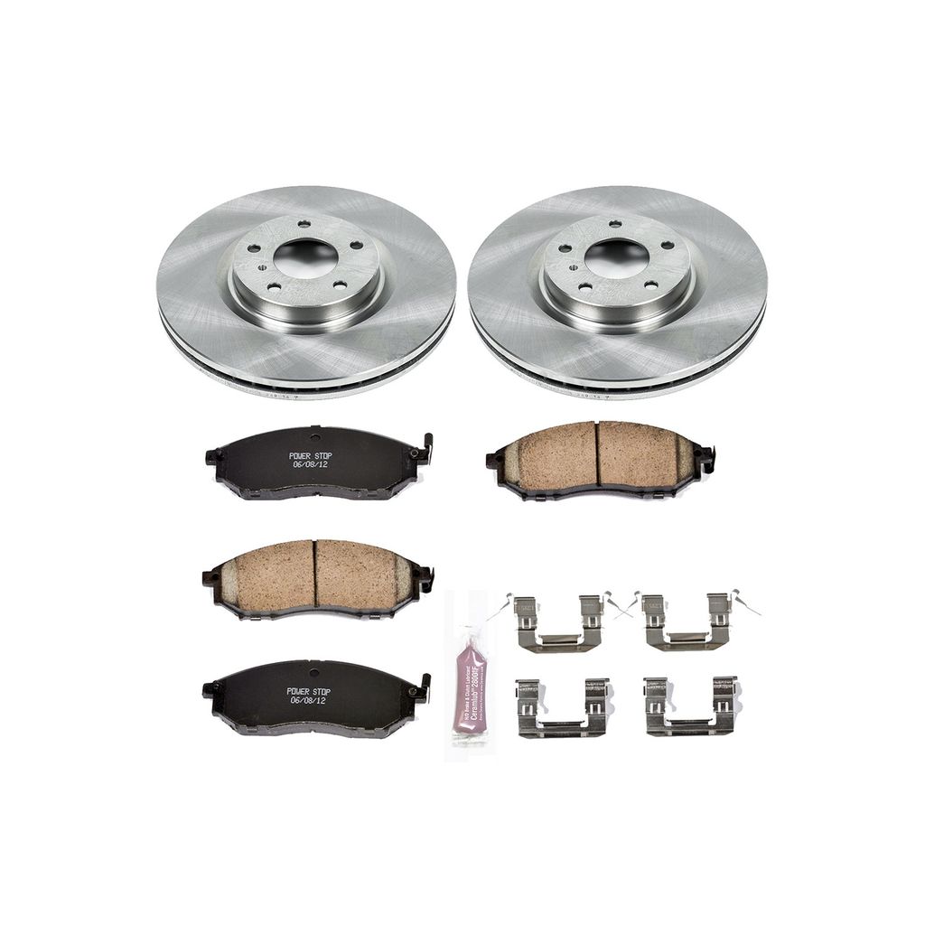 OE Stock Replacement Brake Pad and Rotor Kit
