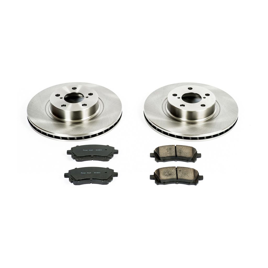 OE Stock Replacement Brake Pad and Rotor Kit