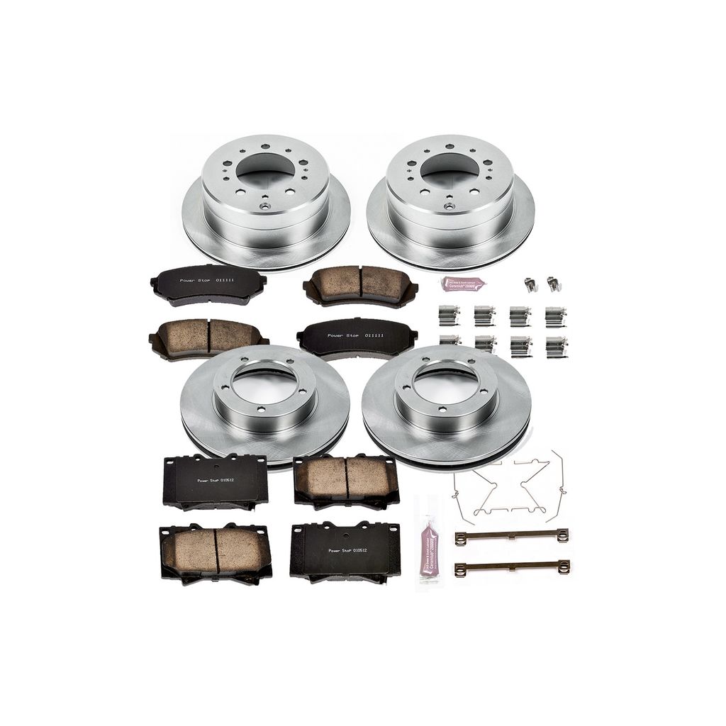 PowerStop KOE1133 - OE Stock Replacement Brake Pad and Rotor Kit